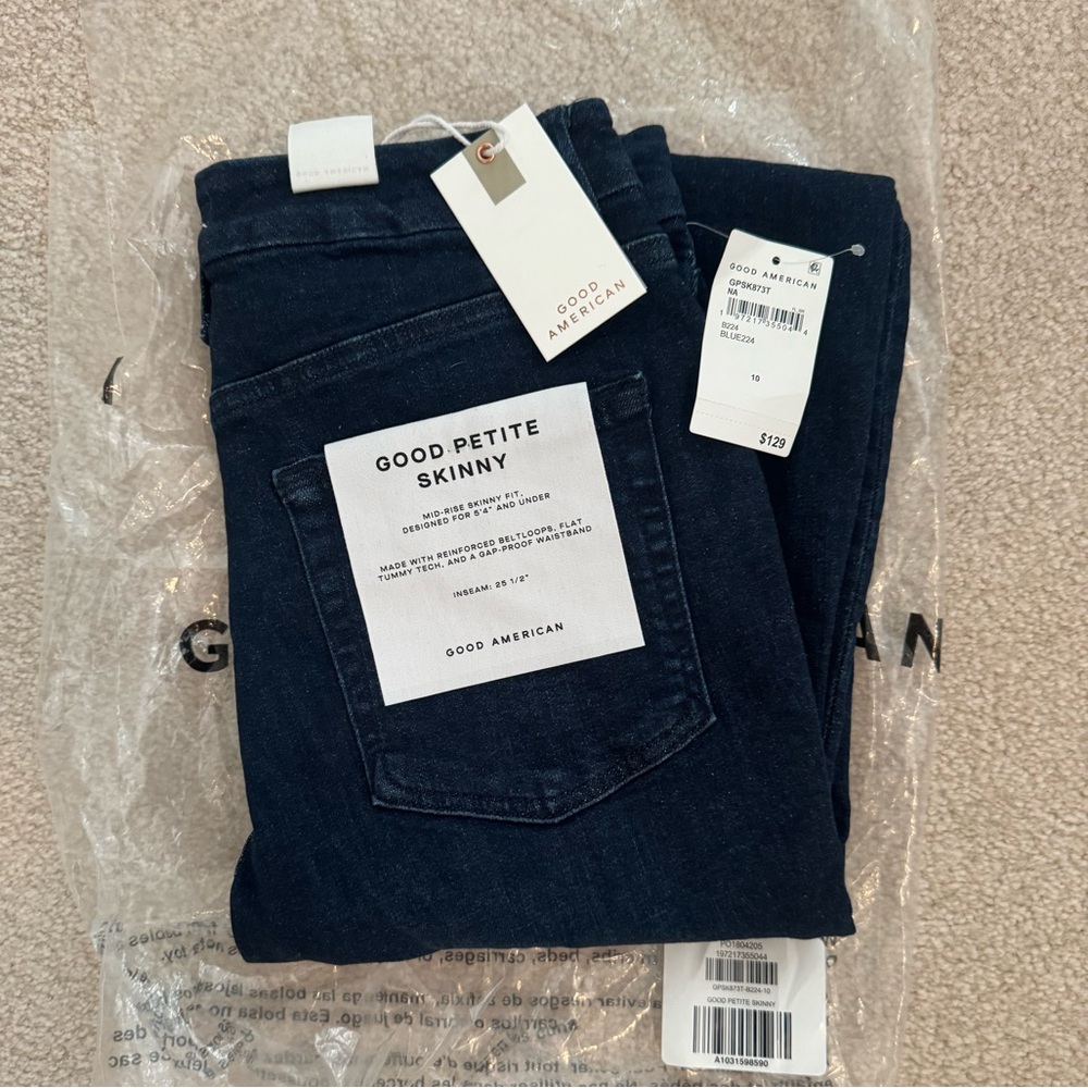 Good American Petite Skinny Jeans SZ 10